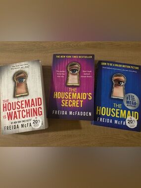 The Housemaid Series by Freida McFadden - White, Purple, Blue Covers